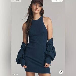 NWT Anthropologie Navy Blue Women's Sweater and Dress Set